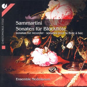 Sammartini, G.: Recorder Sonatas in G Minor / F Major / B-Flat Major - Giovanni Battista Sammartini