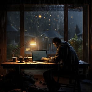 Meditación De Trabajo Lluvioso Con Piano Tranquilo - Silentografía