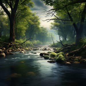 Massage by the Riverbank: Soothing Water Sounds - Serene Soul