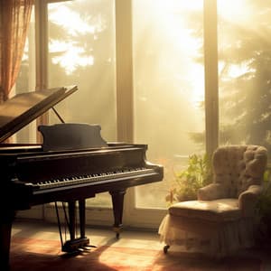 Sinfonía Armoniosa Para El Trabajo: Pulso Melódico Colaborativo Del Piano - Salón con piano bar