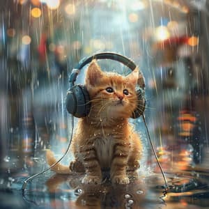 Rain Whiskers: Melodic Cat Serenity - Sleepy Cats