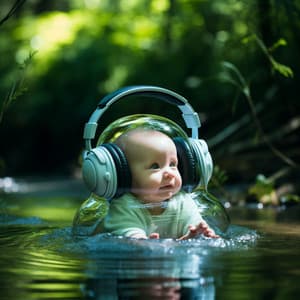 Babbling Waters: Joyful Baby Tunes - ASMR Baby Sleep Sounds