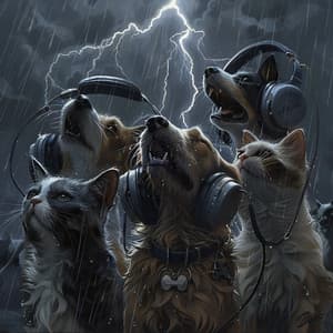 Pets in the Thunder: Calming Music Sounds - Pet Music Artists