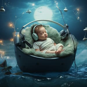 Binaural Ocean: Baby Sleep Waves - Energy Orbiting Healing