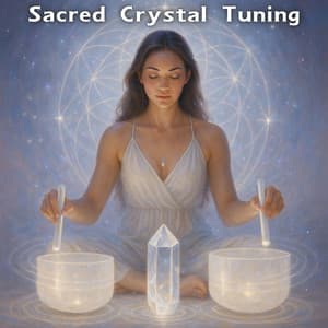 Sacred Crystal Tuning for Clarity Through Pure Tones - Brain Waves Therapy