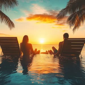 Whispering Shores: Sunset Lounge, Passionate Beach Chill, Intimate Escape in a Tropical Haven - Dj Vibes BGM