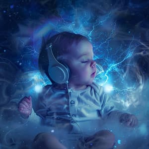 Binaural Thunder: Baby Sleep Gentle Sounds - Smart Baby Lullaby Music