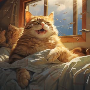 Cats and Fire Music: Whiskers in the Warmth - Sunday Brunch Music