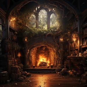 Resplandor De Fuego Binaural: Relajación En Armonía - Universo De Latidos Binaurales