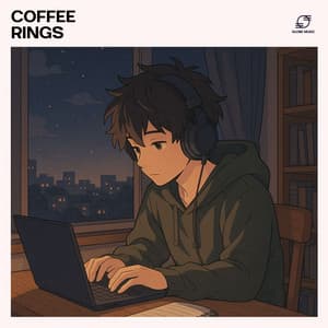 Coffee Rings: Lofi Beats for Relaxation - Lounge Music Café