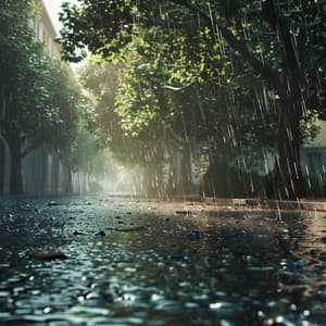 Pet Relaxation: Chill Moments with Soft Rain - Music-to-Relax-Dogs