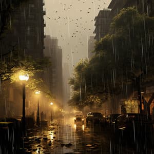 Binaural Massage in the Rain: Soothing Raindrops Soundscape - 432Hz Positive Energy