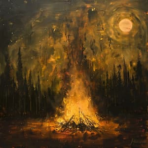 Reflejos De Fuego Binaural Para Meditación Profunda - Meditación Chakra