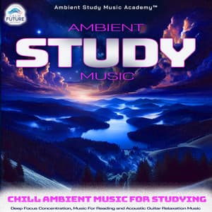 Ambient Study Music: Chill Ambient Music For Studying, Deep Focus Concentration, Music For Reading and Acoustic Guitar Relaxation Music - Ambient Study Music Academy