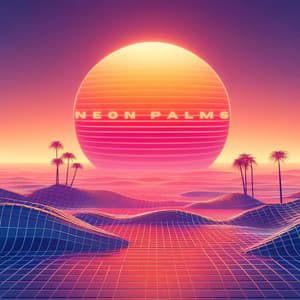 Neon Palms: Mirage of the Digital Dusk - Chill Out Galaxy