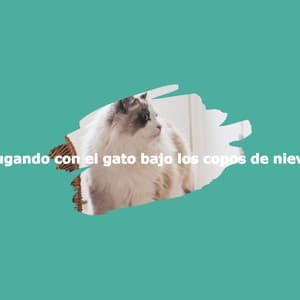 Jugando con el gato bajo los copos de nieve - Calm Elevator Music