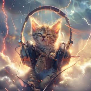 Cats Thunder Purr: Music for Feline Comfort - Relaxing Music for Cats