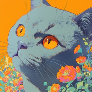 貴族的なネコの豪華な住居: 華麗なる猫の贅沢な休息 - Cats Music Zone