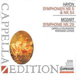 Haydn: Symphonies Nos. 5 & 54 - Mozart: Symphony No. 29 - Ferdinand Leitner