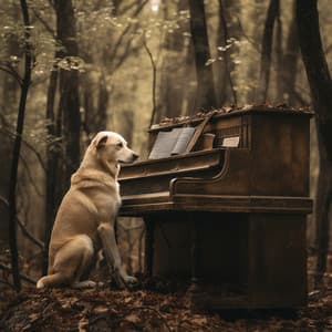 Patas Y Serenidad De Piano: Melodías Meditativas Para Perros - Colectivo de música de piano triste