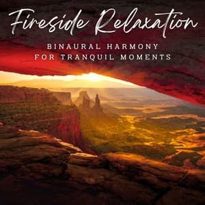Ambient Fireside Relaxation: Binaural Harmony for Tranquil Moments - Relaxing Peace