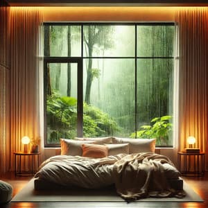 No Worries: Relaxing Music with Soft Rain for Restful Meditation - Stress Relief Calm Oasis