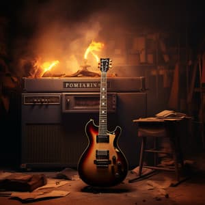 Restful Firepit Melodies: Music in the Firepit - Calming Brown Restful Sounds