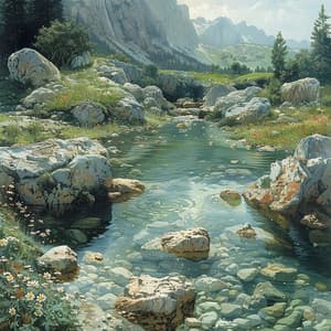 Meditación En La Corriente Serena: Agua Y Relajación - Zona musical de meditación guiada