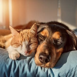 Música De Guitarra Relajante Para Mascotas: Melodías Relajantes - Música del domingo por la mañana