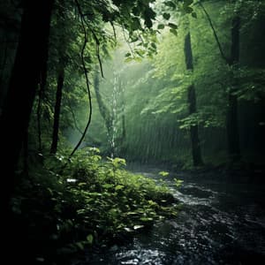 Yoga in the Rain: Tranquil Rainfall Melodies - Soft Music