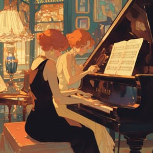 Bruin Geluid Transcendentie: Pad van Pianoklanken - Relaxing Piano Music Classic