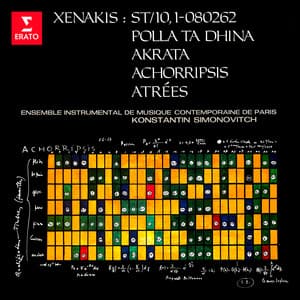 Xenakis: Atrées, ST/10, 1-080262, Polla Ta Dhina, Akrata & Achorripsis - Iannis Xenakis