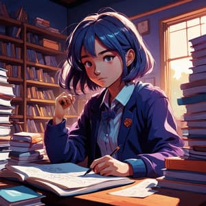 Library Lights Low: Lo-Fi Ambience for Productivity - Lofi Hip-Hop Beats