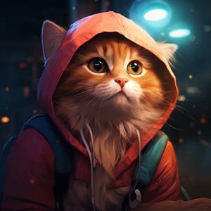 Lofi Cat Relaxer: Purring Melodies - Chill Hop Playlist