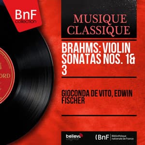 Brahms: Violin Sonatas Nos. 1 & 3 - Johannes Brahms