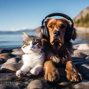 Glee of Oceanic Pet Joy: Music for Stress Relief - Dreamy Nature