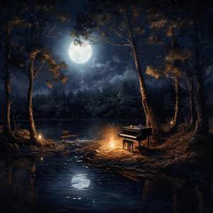 Soothing Firelight with Piano by Nature - Soulful Piano Group