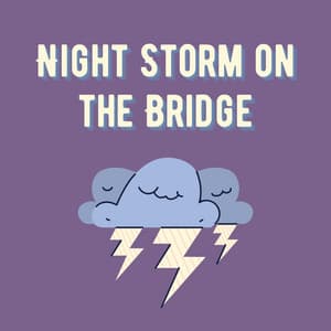 Night Storm on the Bridge - Rain and Nature