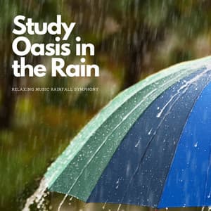 Study Oasis in the Rain: Relaxing Music Rainfall Symphony - Stress Relief Calm Oasis