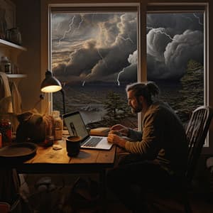 Día De Trabajo Tranquilo Con Las Gotas Del Piano Lluvioso - Instrumentales de jazz para piano