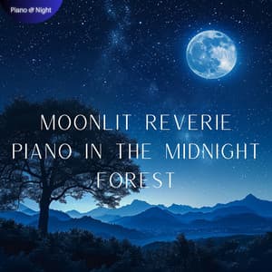 Moonlit Reverie: Piano in the Midnight Forest - Piano & Night