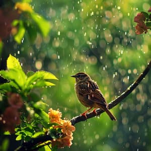 Feathered Dreams in Rain: Birds Binaural Nature Sleep - 80 88 Hz - Sleep Pill