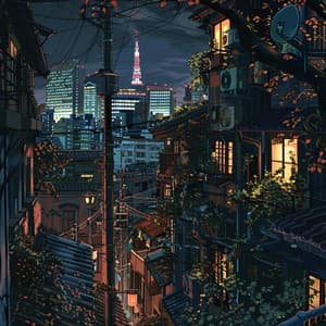 Eco Rítmico: Música Relajante Para Noches Urbanas - Música Ambiental para Bares