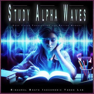 Study Alpha Waves: Deep Focus Frequencies for Better Memory - Binaural Beats Isochronic Tones Lab