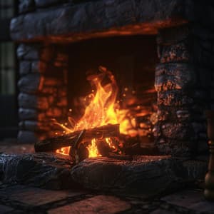 Pure Fire Serenity: Soothing Crackling Sounds - Red neptun