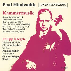 Hindemith: Chamber Music - Paul Hindemith