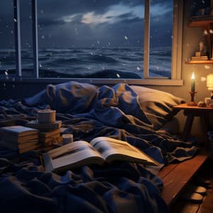 Music combined with Stream: Tranquil Study by the Stream - Natural Waters