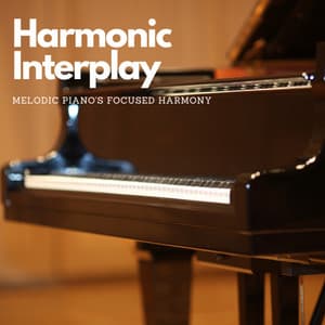 Harmonic Interplay: Melodic Piano's Focused Harmony - Piano Jazz Chill