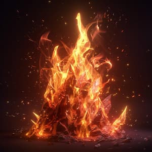 Dogs' Binaural Relaxation: Fire Ambience - Puppy Sleep