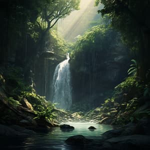 Waterfall Serenity with Birdsong Ambience - Waterfall Sounds